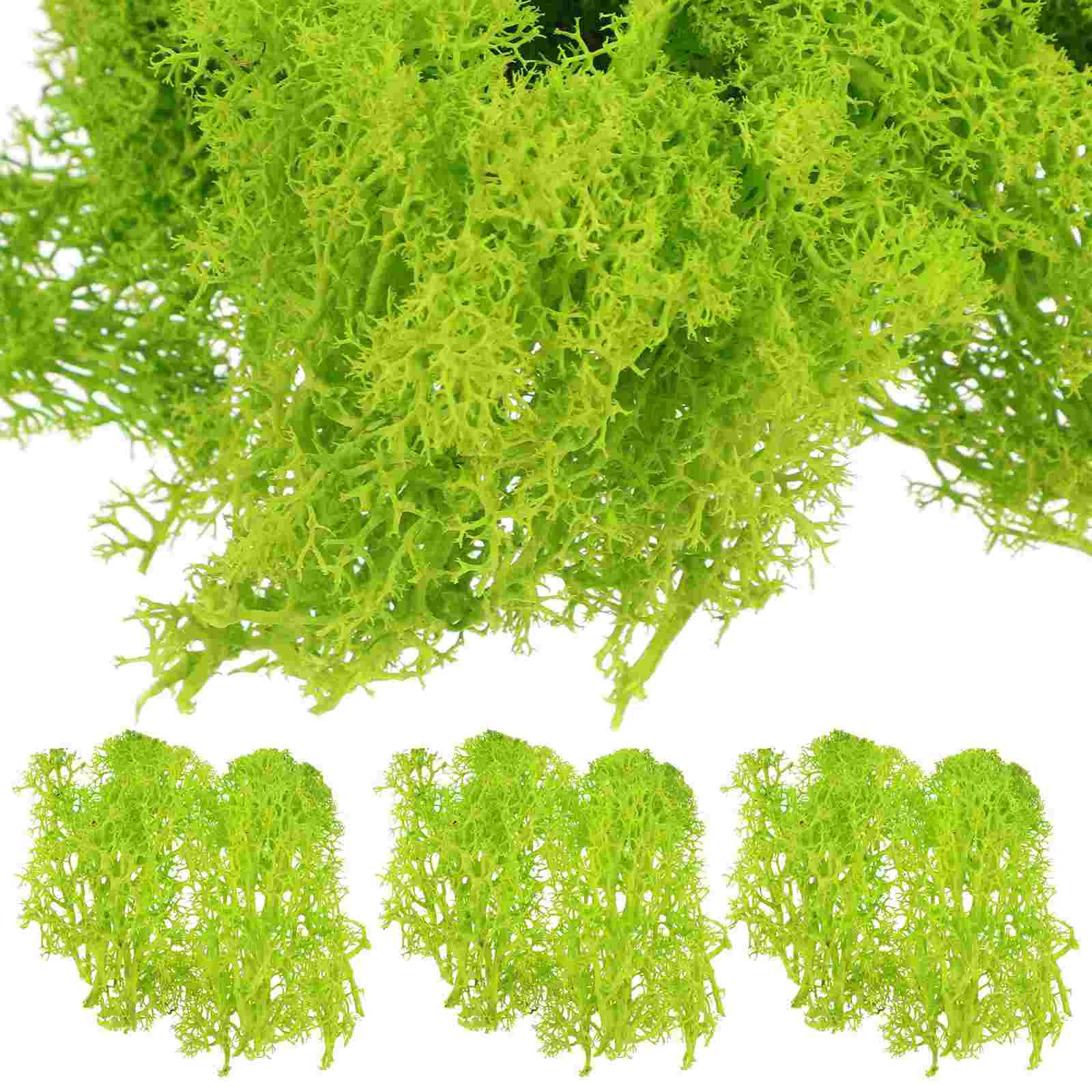 

Natural Decor Preserved Reindeer Decorative Potted Terrarium Wall Centerpiece Garden Faux Craft Fake Gardenning Artificial