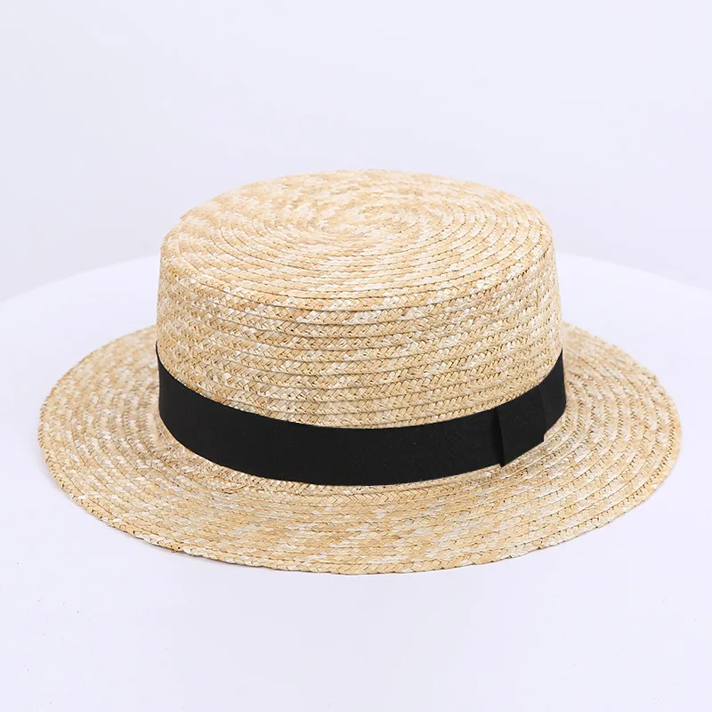 Женская летняя соломенная шляпа Wo модная повседневная пляжная ручной работы для