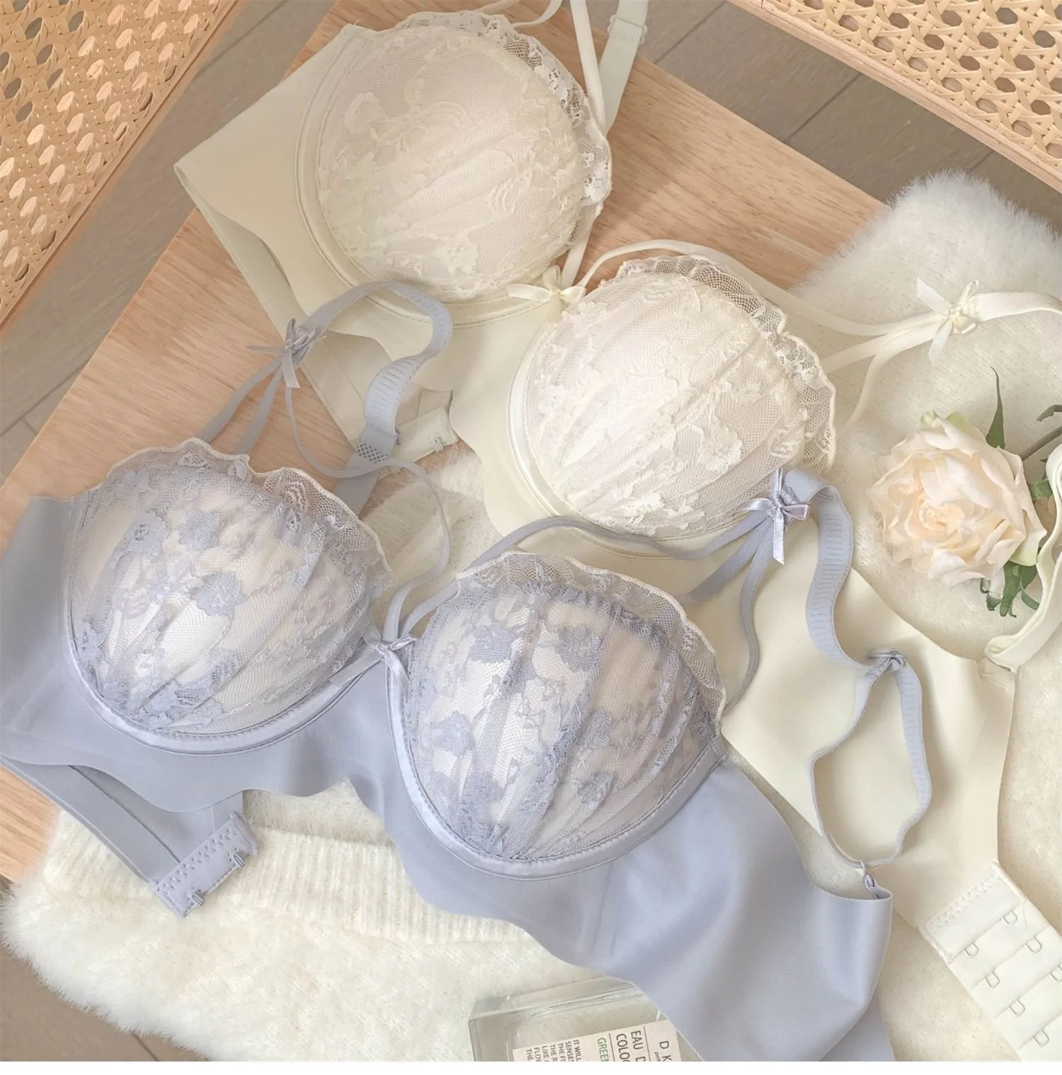 UBAU чистое желание ветра сексуальная маленькая грудь собранное нижнее белье без