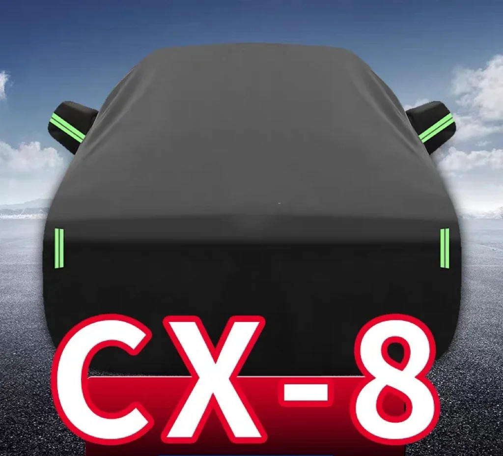 

Full Car Cover Auto Outdoor Sun Anti-UV Snow Rain Dust Resistant Cover For Mazda 2 Demio 3 CX-8