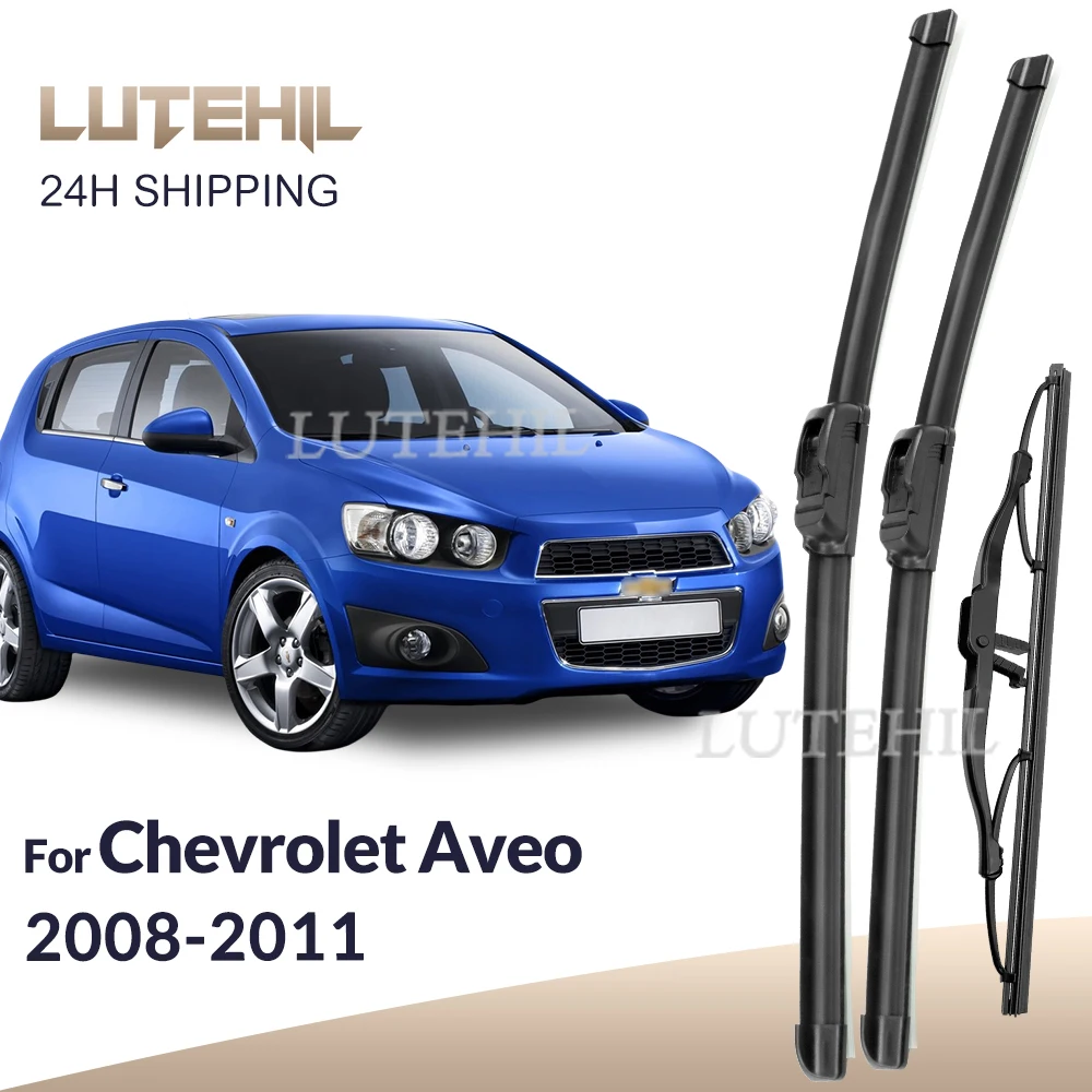 

Для Chevrolet Aveo MK1 2008-2011 2009 2010 стеклоочиститель передние и задние щетки стеклоочистителя лобовое стекло щетки для окон 22 "+ 16" + 14"
