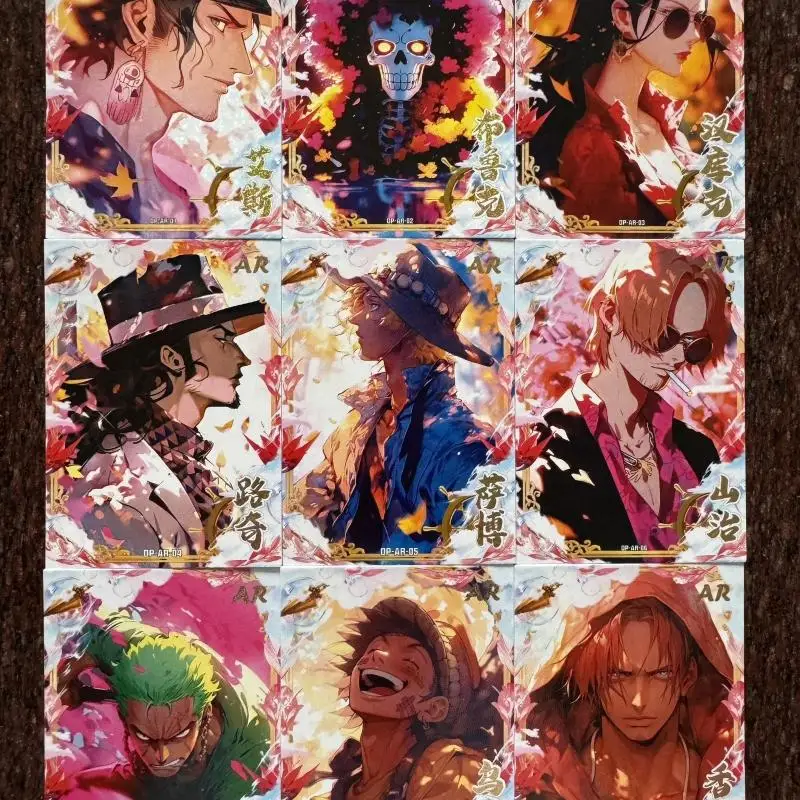 Аниме One Piece Sp Ar Cp Series Luffy Robin Hancock Zoro персонаж Бронзирующая коллекция Flash Card