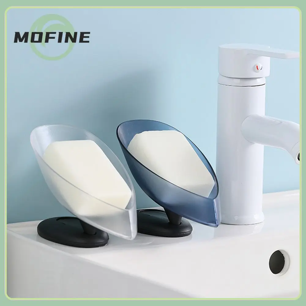 

Household Bathroom Soap Holder Portable 1pc Sponge Dish Rack For Shower Leaf Shape Soap Box Kitchen Accessorie Non-slip Creative