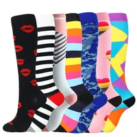 cycling city cycling compression socks 78 pair mixed color combination compression socks athleisure compression socks man women