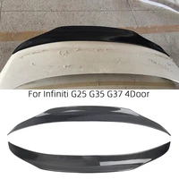 for infiniti g series g25 g35 g37 4door psm style carbon fiber spoiler trunk wing