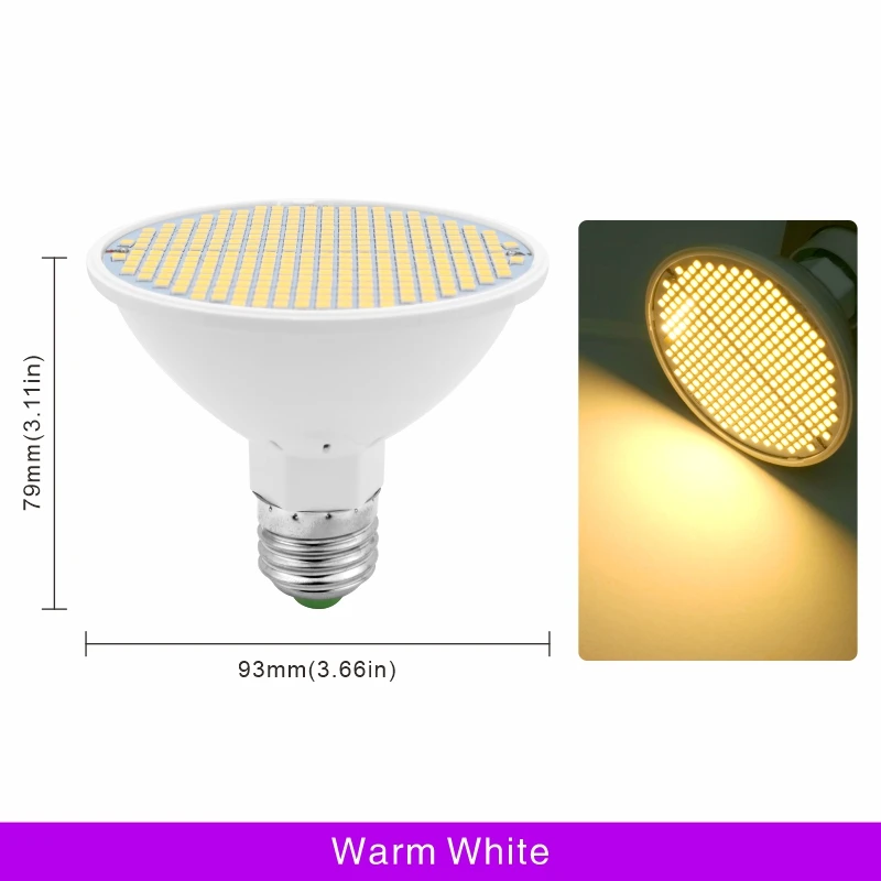 

Duncelri Светодиодная лампа для выращивания растений E27 300 LED