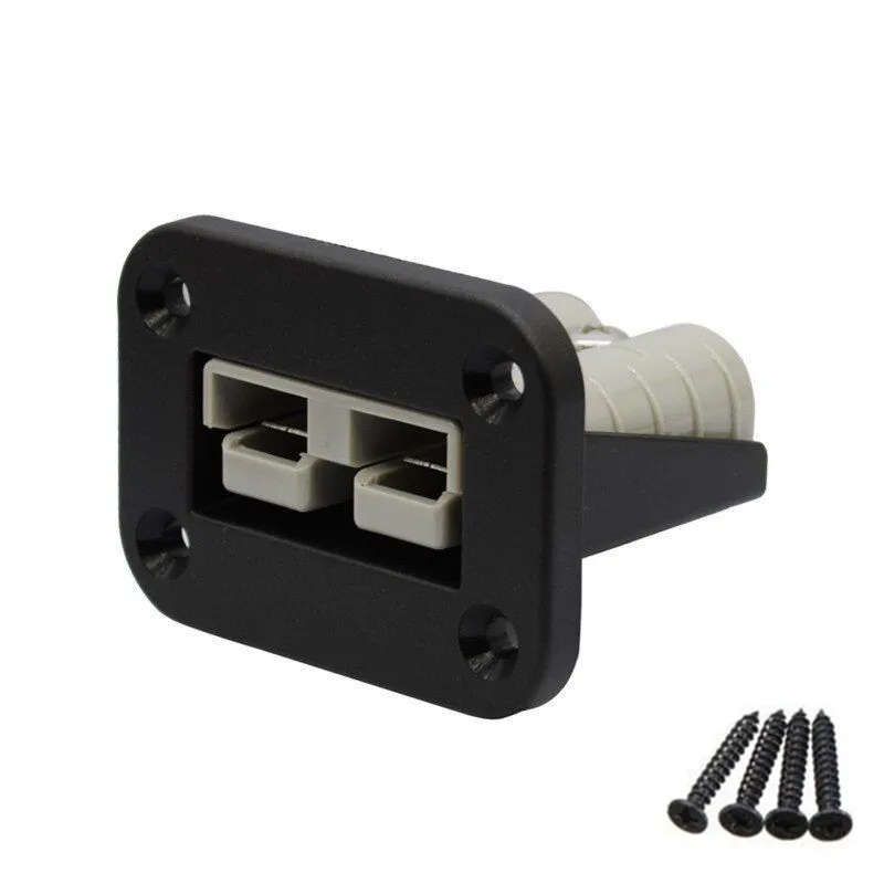 12V 24V Flush Mount Anderson Plug 50 Amp Connector Kit Mounting Bracket Panel Cover Accessories for Caravan Camper Boat Truck | Автомобили
