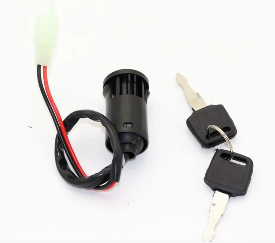 

Motorcycle Ignition Start Switch Key Lock For ATV 50cc-125cc Kart Scooter Universal 2 Wire Four Cross Country