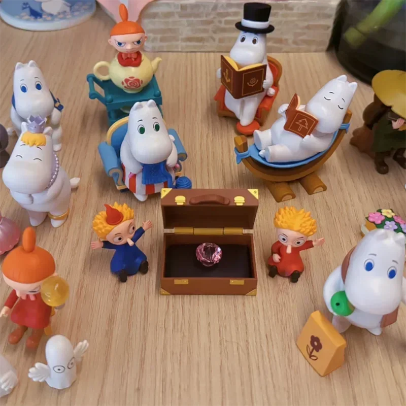 Подлинная жизнь в MOOMINVA LLEY серии глухая коробка игрушки Угадай сумку загадочная