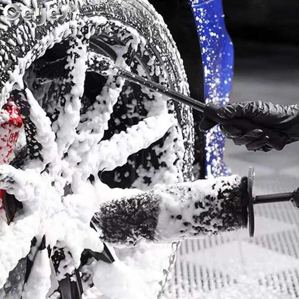 Щетка Для Колес Автомобиля Из Микрофибры Премиум-класса Нескользящая Ручка