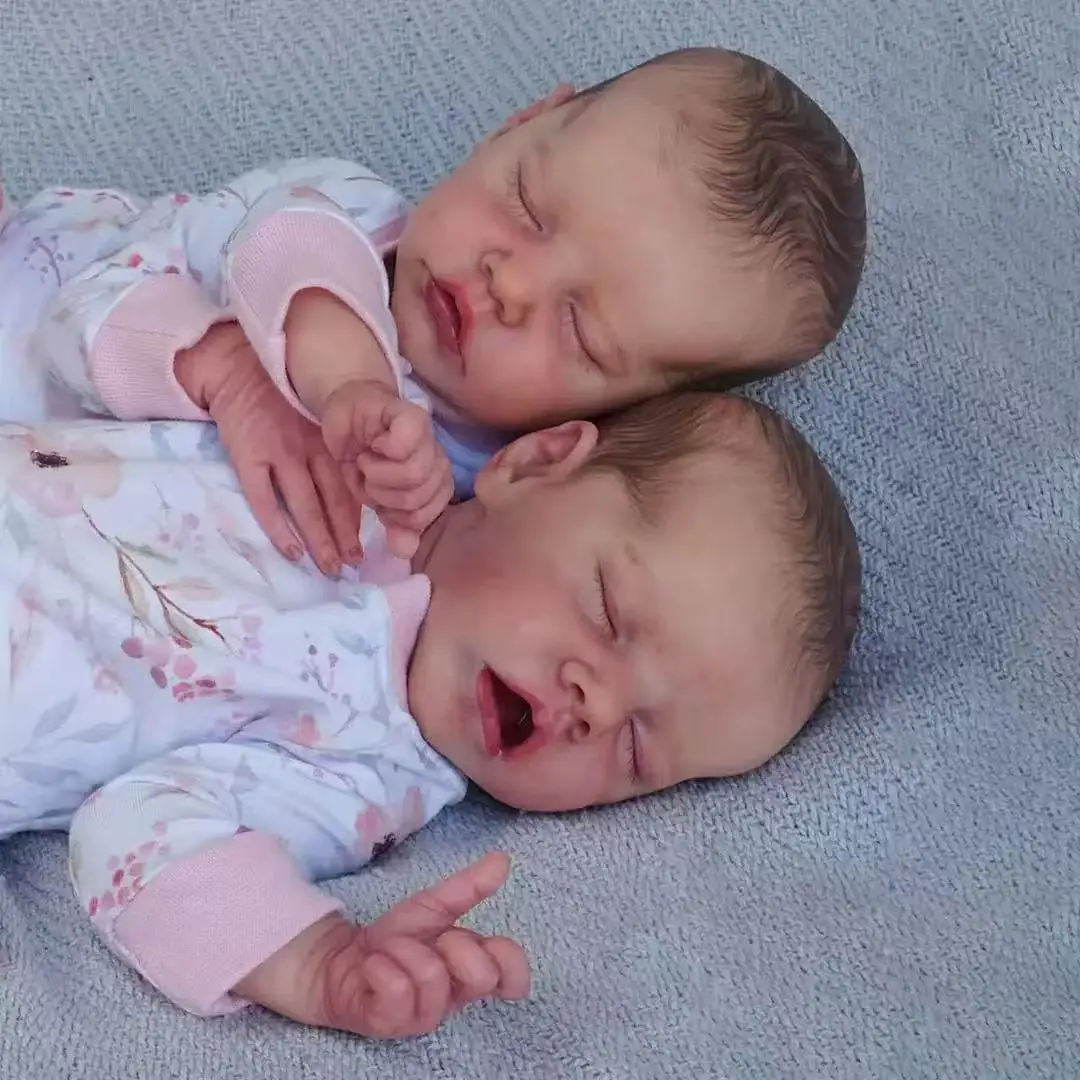 Фото Кукла-реборн TWIN A TWIN B, реалистичная девочка, полностью силиконовое тело, принцесса, малышка, подарок на день рождения, водонепроницаемая, идеальный подарок №3