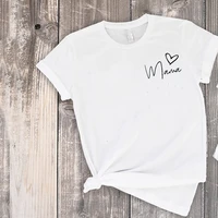 mum and daughter shirt mum and son matching tshirt personalized printed cotton tees mothers day summer kids clothes gift
