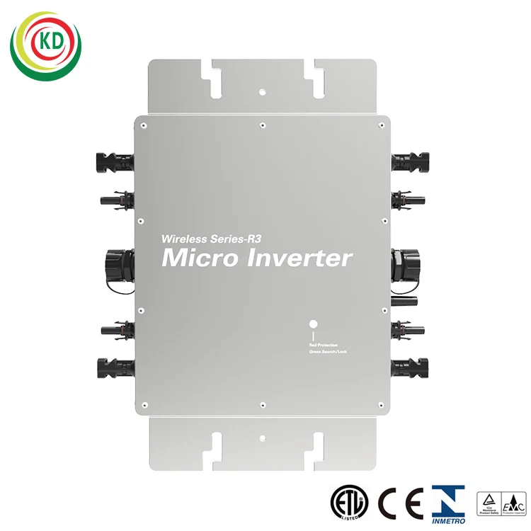 

Waterproof IP65 Solar Grid Tie Micro Inverter Microinverter 2800W WVC-2800 230VAC 50/60Hz Output For On Grid Solar Power Systems