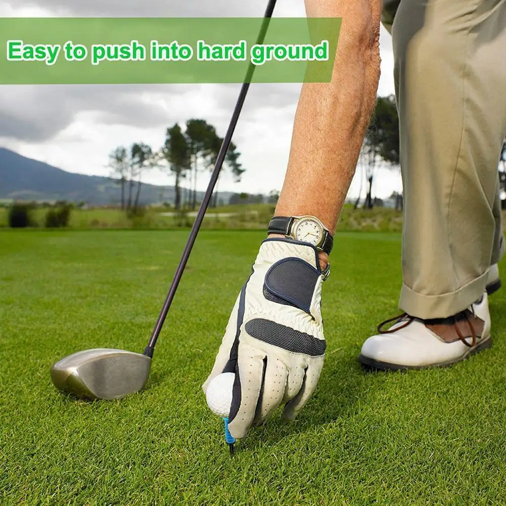 

Flexible Bouncy Golf Tees Durable Elastic Rubber Plastic Tee 4 Golf Accessories Top Color Cushion Holder Golf Y7i3