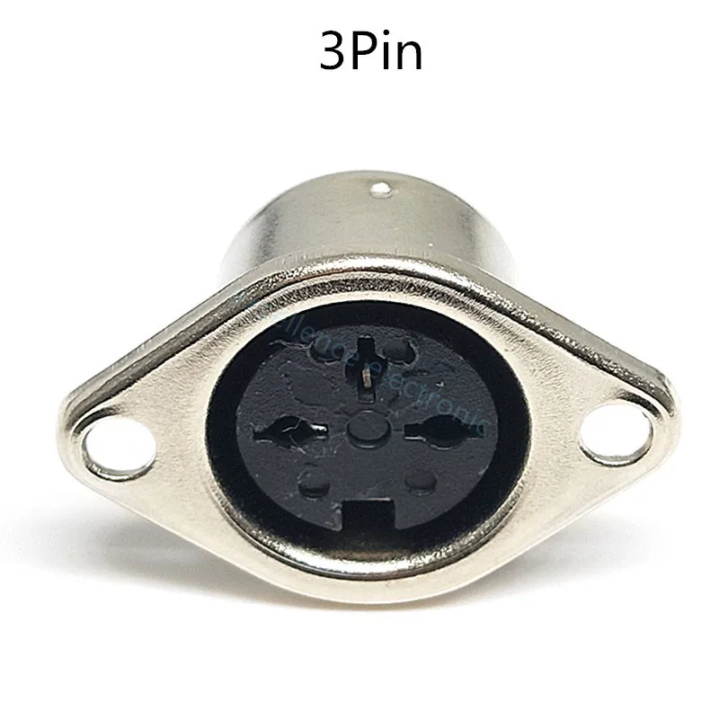 Разъем DIN 3 4 5 6 7 8 контактов металлический для монтажа на панели шт.