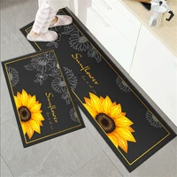 long kitchen mat sunflower home decor entrance door mat absorbent quick dry floor rug wear resistant anti slip carpet