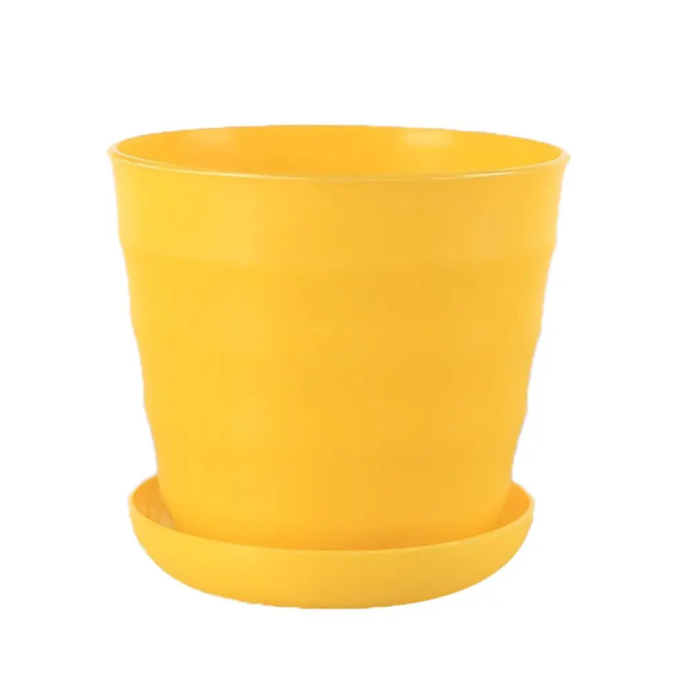 

Пластиковый цветочный горшок с поддоном