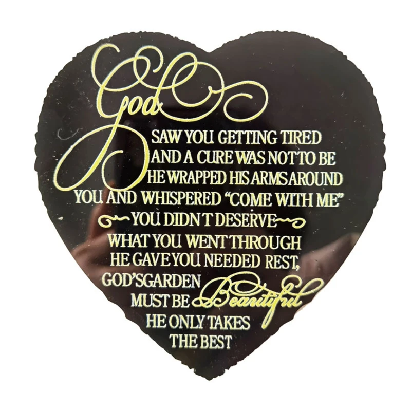 Статуэтка в форме сердца из акрила памятная миниатюрная каменная модель подарок