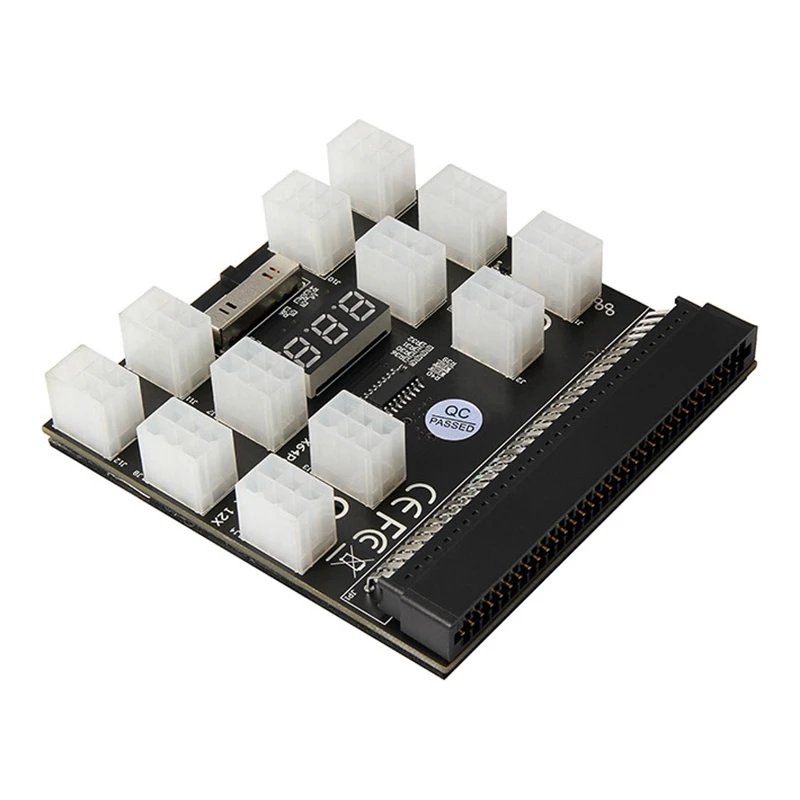 

Плата для конверсии сервера питания, адаптер с 12 и 6 контактами, полностью совместимая плата для майнинга биткоинов