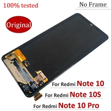 100% tested Original OLED screen Display LCD Screen Digitizer For Xiaomi Redmi Note 10 Pro 10S Assembly Replacement NO Frame