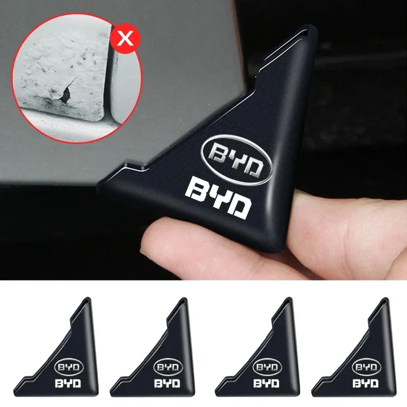 2 шт. силиконовые защитные накладки на углы автомобильной двери для BYD Tang F3 E6 Atto 3
