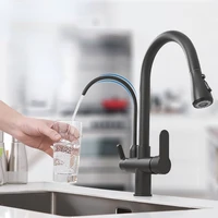 kitchen water taps three in one hot and cold household pure water machine direct drinking faucet vegetable basin faucet