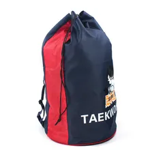 좋은 품질 블랙 태권도 가방 무술 MMA 수호자 정장 가방 성인 WTF TKD 배낭 훈련 야외 스포츠 가방