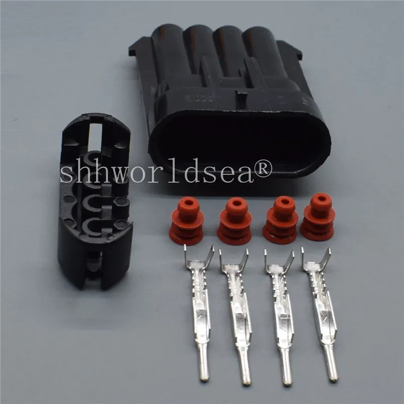 1 комплект 4-контактный 1,5 мм 12186568   Разъем генератора серии LS, автомобильный разъем для Hummer H2 6,2L, датчик кислорода, разъем O2