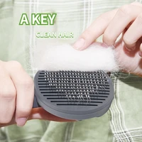 self cleaning comb leg hair cat pet comb to floating hair brush comb hair removal dog combs cleaning supplies pet accessories