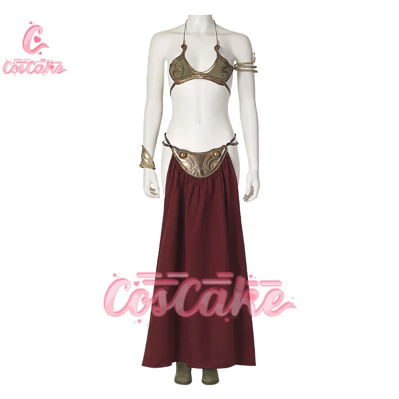 Женский костюм принцессы Leia для косплея юбка-Бюстгальтер на заказ эротический и