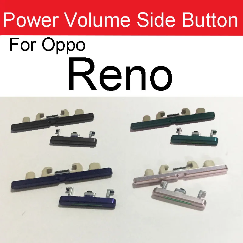 Фото Боковые кнопки питания для OPPO Reno Z 2Z боковые кнопки громкости ВКЛ./ВЫКЛ. Питания вверх вниз боковые клавиатуры громкости №2
