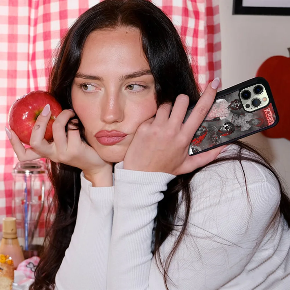 Чехол для телефона C-Chief K-Keef Rapper IPhone 11 12 13 14 15 Plus Pro Max зеркальный акриловый чехол из