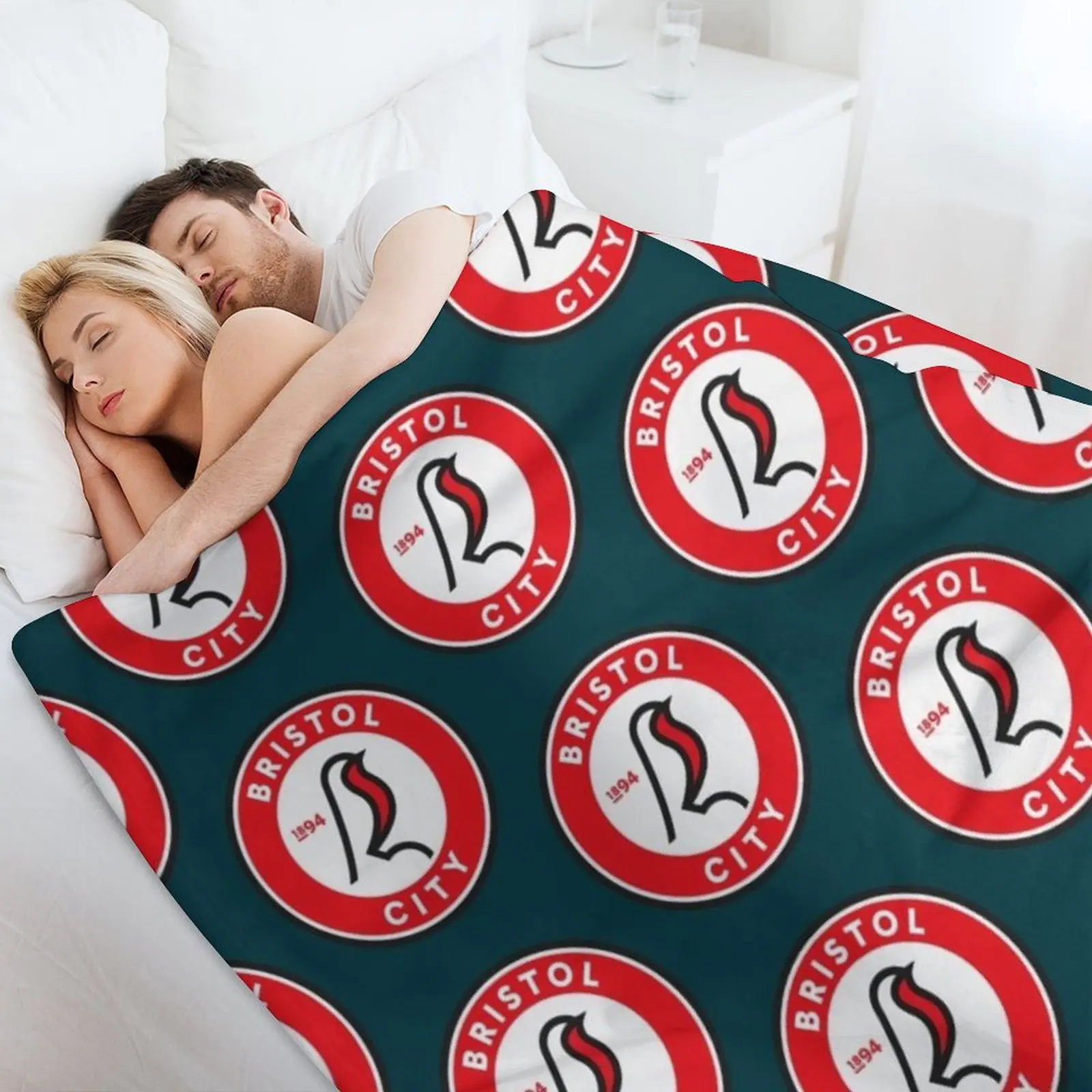 Одеяло Bristol city s движущееся декоративное меховое одеяло для дивана