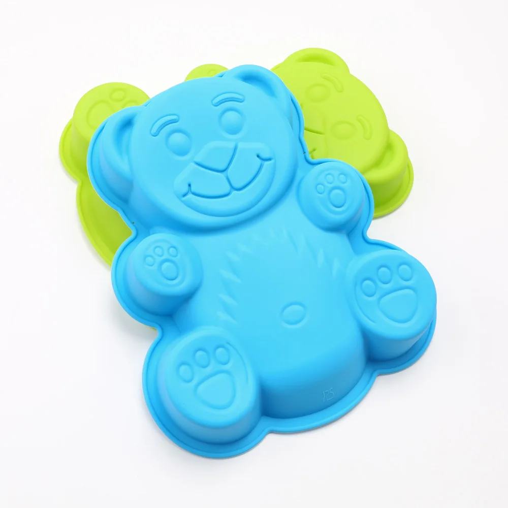 

DlY Cartoon Bear Shape 3D Silicone Cake Mold Baking Tools Bakeware Maker Mold Tray Baking