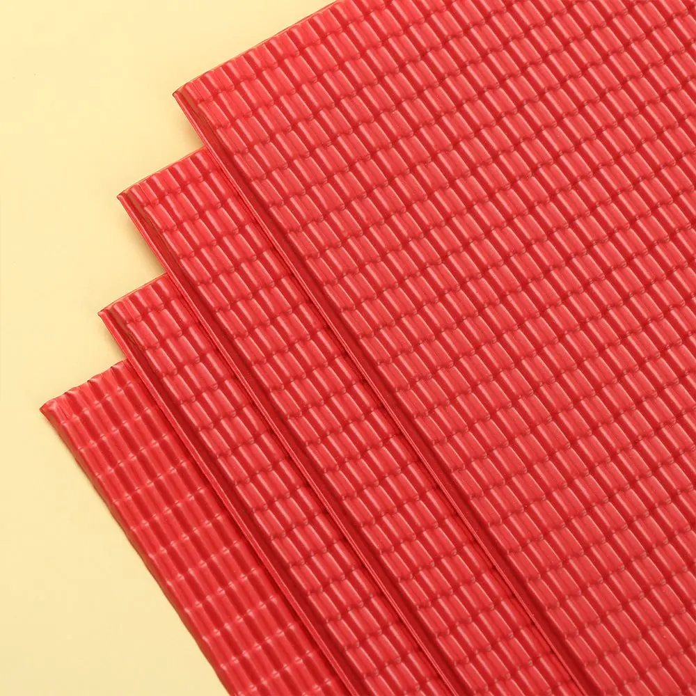 4 листа красная быстрая и износостойкая легкая миниатюрная черепица для крыши