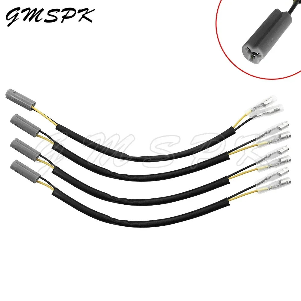 

2/4 шт. OEM адаптер провода указателя поворота, индикаторный кабель, разъем, подходит для SUZUKI GSX-R 600 750 1000 GSX1300R GSF 600S 1200S