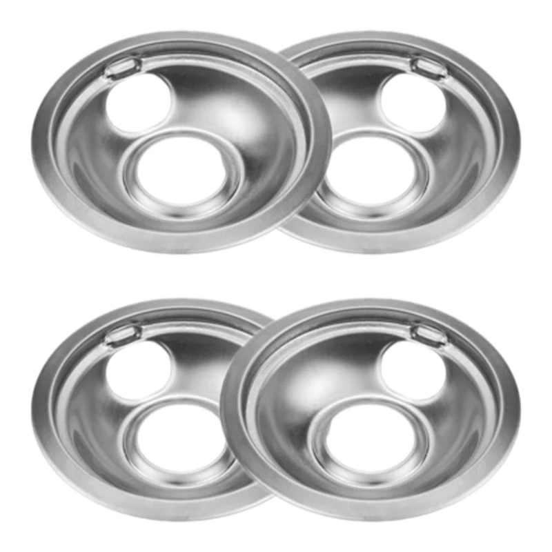 M2EE 4 шт. набор светоотражающих чаш из нержавеющей стали поддоны для плит горелки