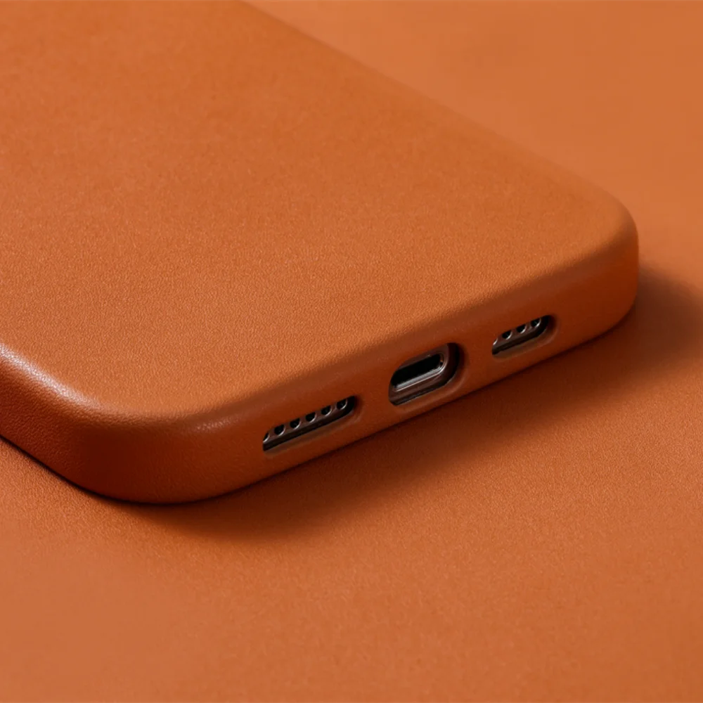 Magnetic Charging Function Napa PU Leather Phone Case for Iphone 14 14 Pro 14Promax 13pro 13promax  Business Simple Style