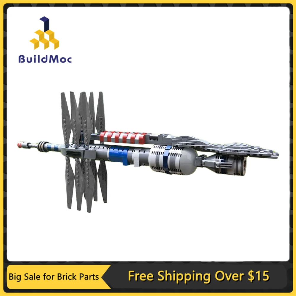 

Space Opera Babylon Spaceship MOC 50126 Building Blocks Kit Military Star Transport Station Brick Model Kid Brain Toy Gift