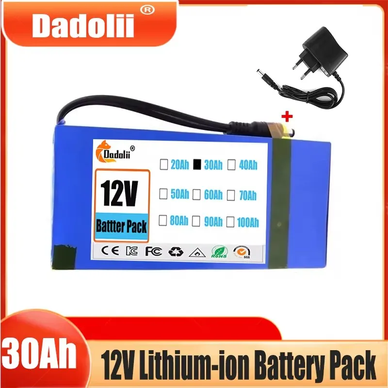 Новая литий-ионная аккумуляторная батарея постоянного тока 12 В 3000-20000 мАч