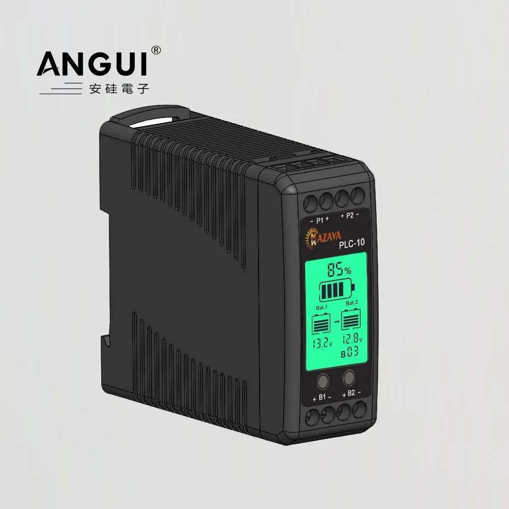 

ANGUI LCD Battery Equalizer PLC-10 Cells Voltage Controller Balancer Lead Acid Battery 24 36 48 60 72 84 96 120V