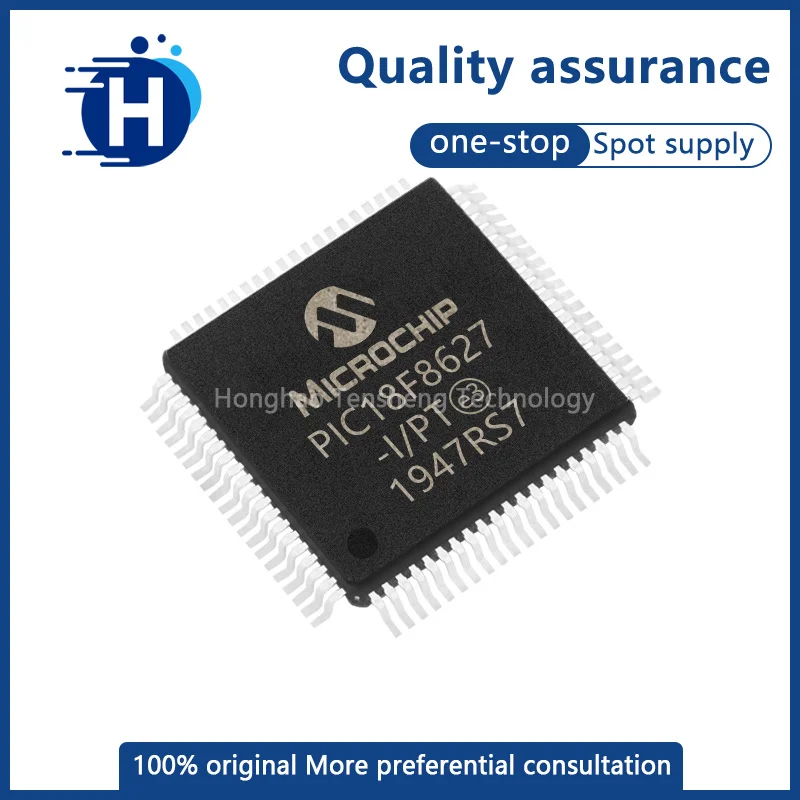 

Original genuine PIC18F8627-I/PT chip 8-bit microcontroller chip QFP-80 packaging