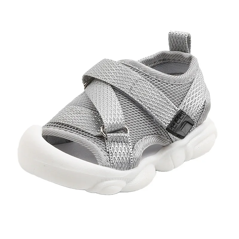 

Korean Style Bandage Style Shoes Kids Summer Hollow Design Baby Toddler Sandals Minimalism Cool Soft Sole Children Baby Botas