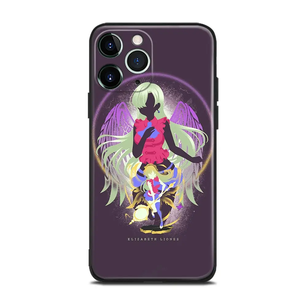 Elizabeth Liones seven deadly sins Anime Soft TPU Glass Phone Case for IPhone SE 7 8 Plus X Xr Xs 11 12 13 Mini Pro Max Samsung images - 6