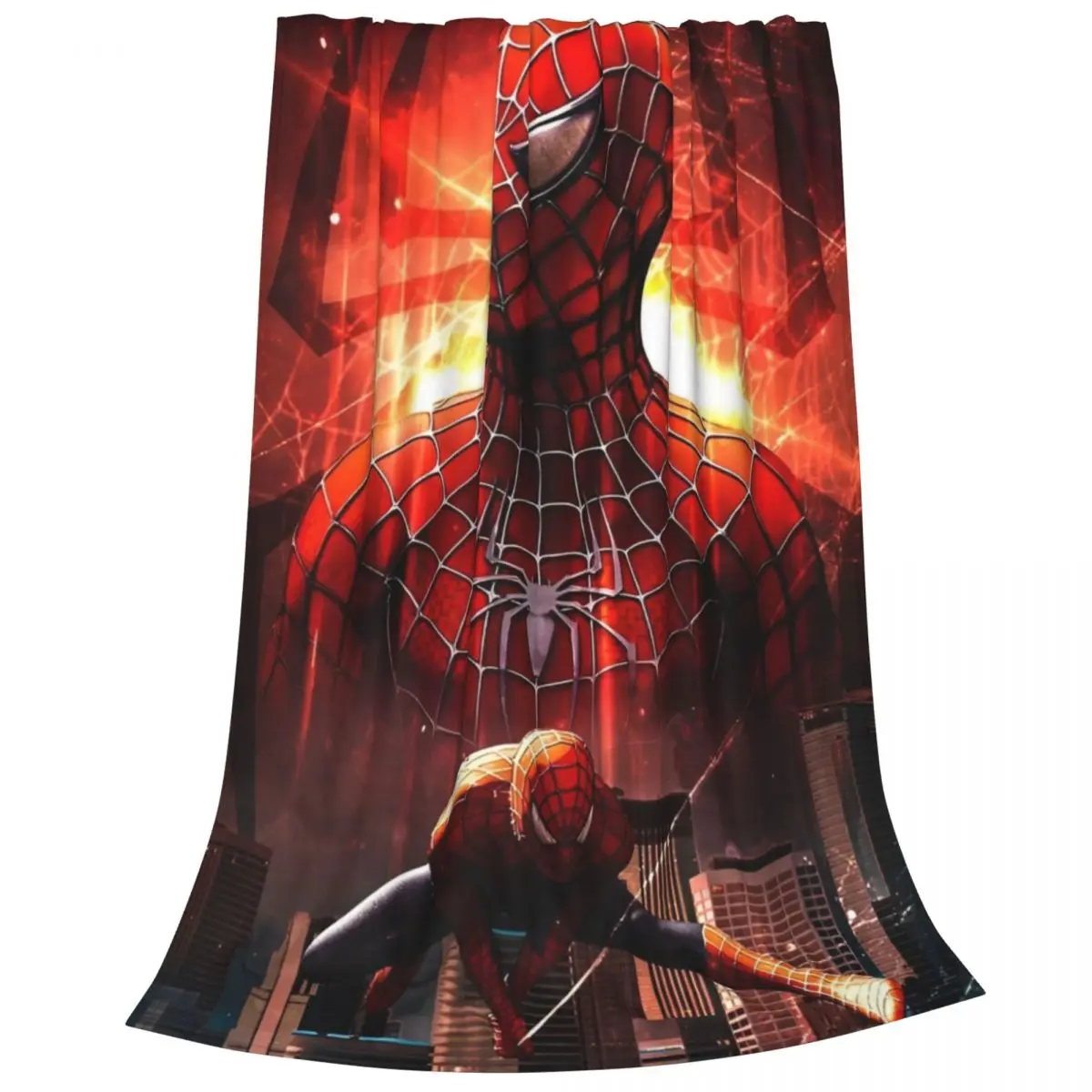 Комикс Человек-паук красивое крутое одеяло флисовый принт мультфильм аниме