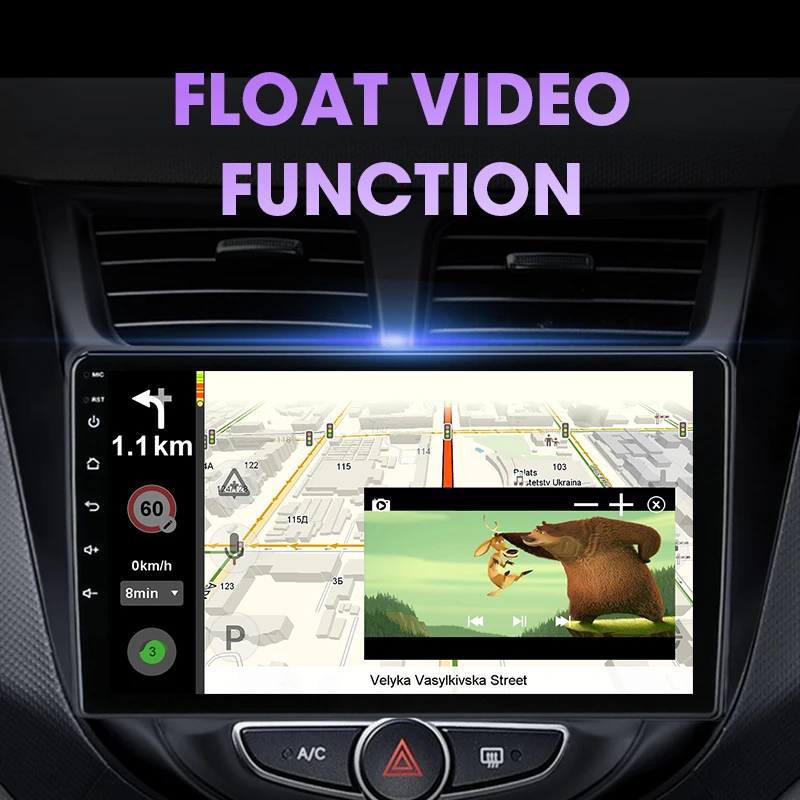Автомобильная магнитола JMCQ 2 Din Android 11 для Hyundai Solaris Verna Accent 1 2010 - 2016 мультимедийный