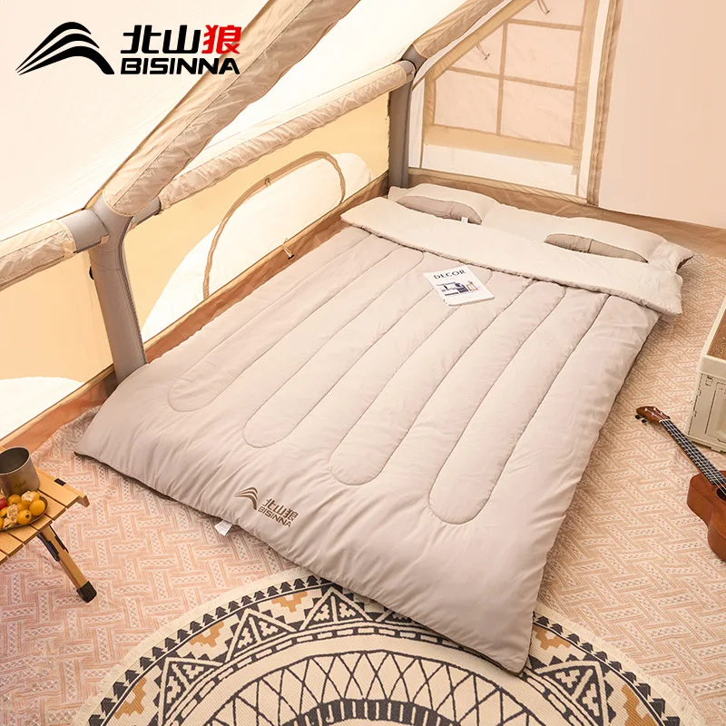 Двойной спальный мешок Beishan Wolf для взрослых улицы утолщенная защита от холода