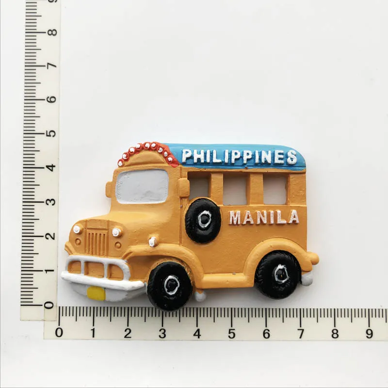 Дорожный 3D магнитный холодильник на магните из Манилы Филиппины