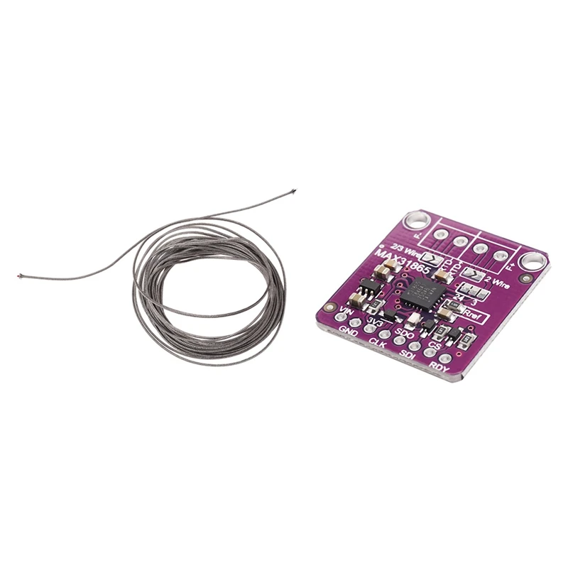 

10M Metal K Type Thermocouple Extension Wire & 31865 Max31865 Rtd Platinum Resistance Temperature Detector Module