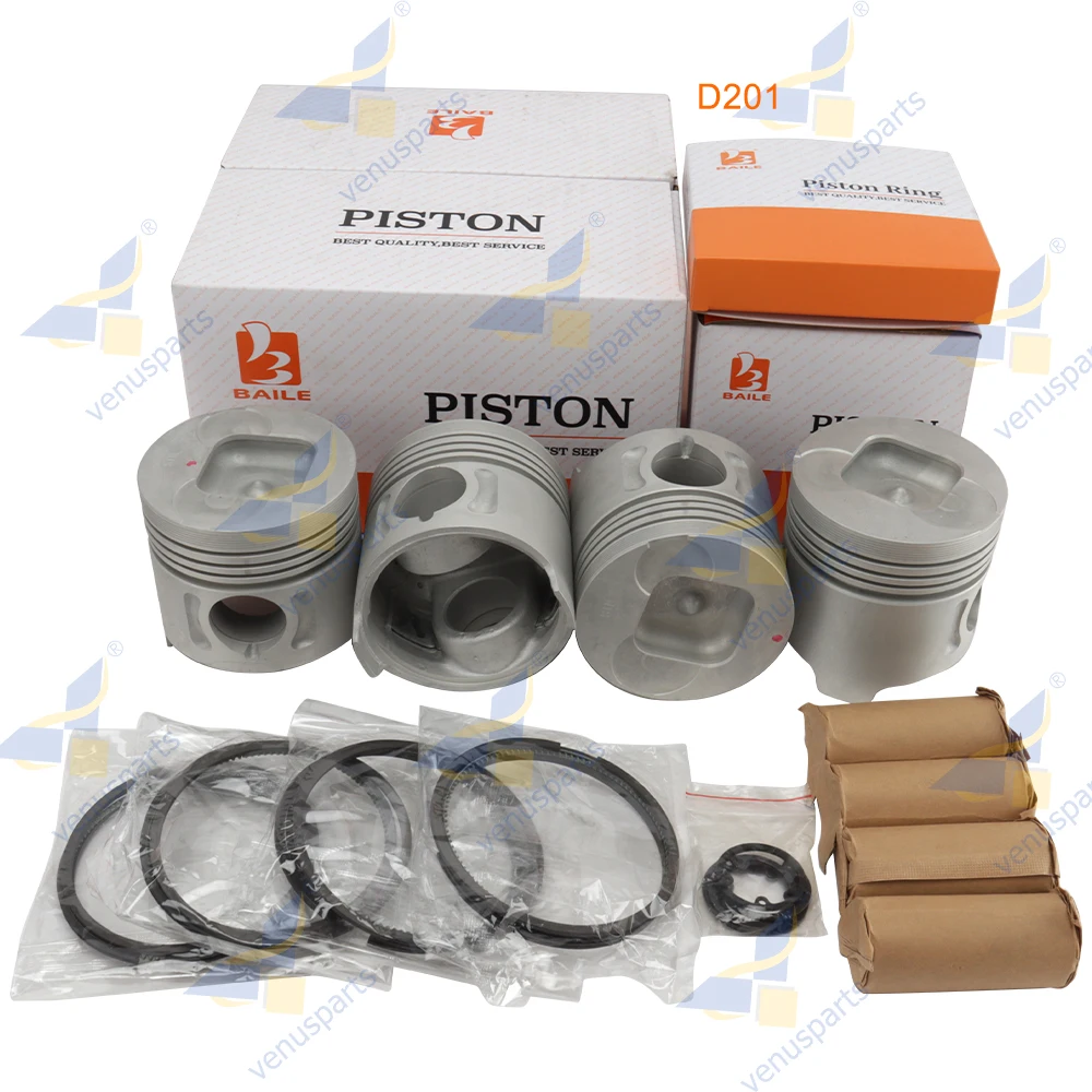 Для ISUZU D201 2.2DI капитальный Ремонтный комплект Поршень с кольцами детали двигателя